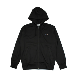 CDG-Black-Zip-up-Hoodie-With-Large-Heart