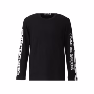 CDG Long Sleeves T-Shirt – Shoulder Printed Front Side