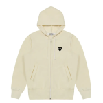 CDG-Play-Hooded-Sweatshirt-with-Big-Hearts Front SIde
