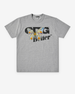 CDG Better™ Gift Shop Butterfly T-Shirt Grey Front Side