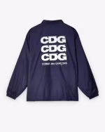 CDG Coach Jacket Navy Back Side