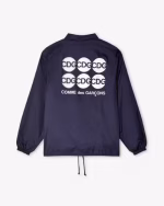 CDG Dot Coach Jacket Navy Back Side
