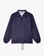 CDG Dot Coach Jacket Navy Front Side