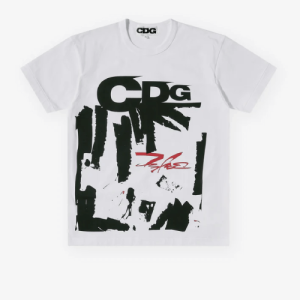 CDG Futura T-Shirt 2 White Front Side