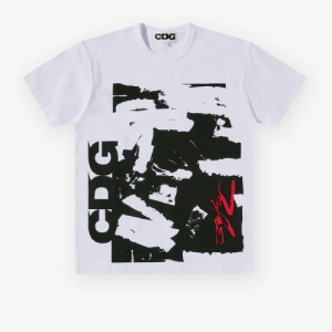 CDG Futura T-Shirt White Front Side