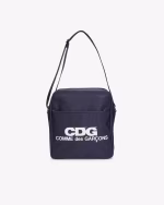 CDG Large Shoulder Bag Navy