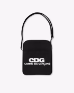 CDG Logo Shoulder Bag Black