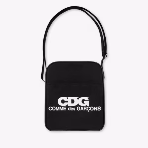 CDG Logo Shoulder Bag Black