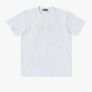 CDG Monochrome T-Shirt White Front Side