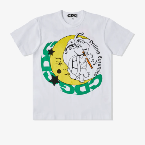 CDG Online Ceramics T-Shirt White Front Side