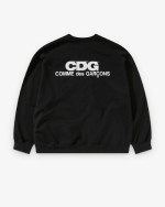 CDG Oversized Sweatshirt Black Back Side