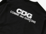 CDG Oversized Sweatshirt Black Logo