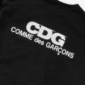 CDG Oversized Sweatshirt Black Logo