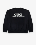 CDG Oversized Sweatshirt Navy Back Side