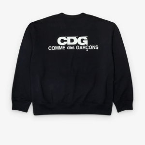 CDG Oversized Sweatshirt Navy Back Side