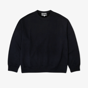 CDG Oversized Sweatshirt Navy Front Side