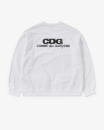CDG Oversized Sweatshirt White Back Side