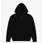 CDG Play Black Heart Zip Hooded Black Back Side