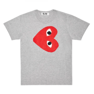 CDG Play T-Shirt Large Side Heart Front Side