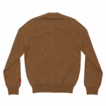 CDG Play Women’s Cardigan Pastel Series Sleeve Heart (Camel) Back Side