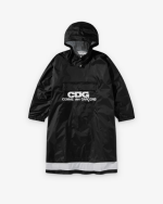 CDG Poncho Black front Side