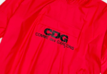 CDG Poncho Red CDG Logo