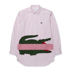 CDG Shirt Lacoste Men’s Cotton Check Shirt Print A-2