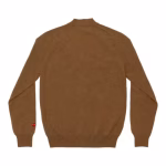 CDG Play V-Neck Cardigan Pastel Series Sleeve Heart (Camel) Back Side
