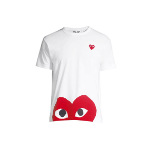 Comme Des Garcons Bottom Heart Tee Front Side
