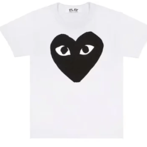 Comme Des Garcons Play Black Heart T-Shirt White Front Side