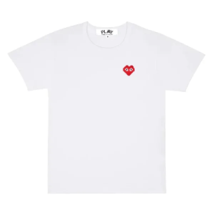 Comme Des Garçons Play Heart Logo (White) Front Side