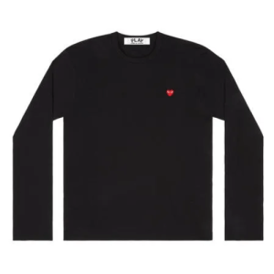 Comme Des Garcons Red Heart Sweatshirt Front Side