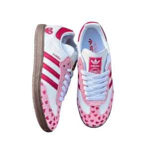Comme des Garçons x Adidas Samba Sneakers Strawberry Top