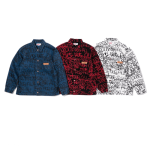 Supreme x CDG Shirt Red-Blue-White Front Side