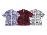 Supreme x CDG Shirt Red-White-Blue Front Side