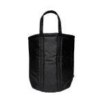 CDG Black Large Circular Tote Bag Front Side