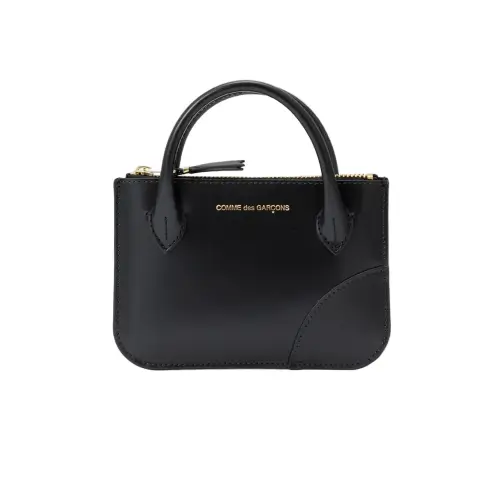 CDG Wallet Handles Line Black SA8100HA CDG Wallet Handles Line Black SA8100HA made from premium cowhide leather