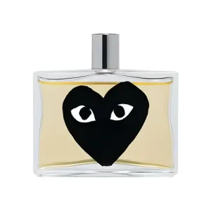 Comme des Garcons Black Eau de Toilette perfume bottle With Black Big Heart