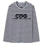 Comme des Garcons Long Sleeved Stripe T-Shirt Front Side