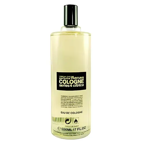 Comme des Garcons Series 4 Cologne : Citrico Comme des Garcons Series 4 Cologne Citrico perfume bottle on white background