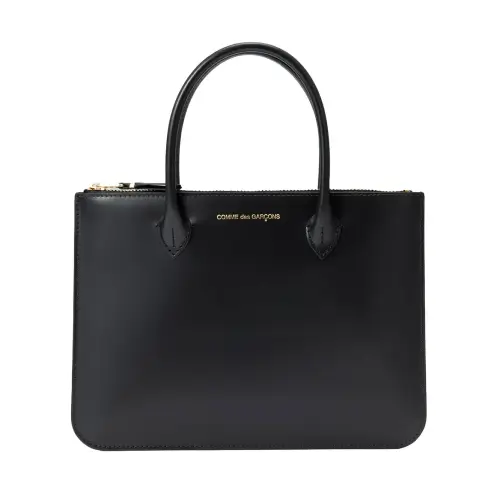 Comme des Garçons Wallet Handles Line Black SA5100HA CDG Wallet Handles Line Black SA5100HA in premium leather finish