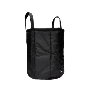 Black CDG Small Circular Tote Bag Side View