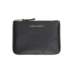 COMME des GARÇONS Black Classic Small Pouch made from premium leather