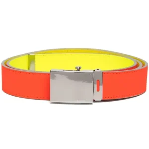Comme Des Garçons Wallet Super Fluo Belt Orange Full View
