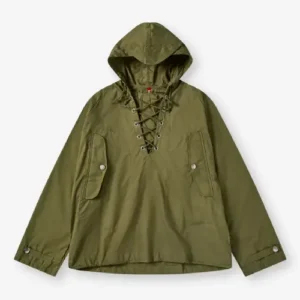 CDG Alpha Industries Anorak Khaki Front