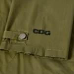 CDG Alpha Industries Anorak Khaki Logo