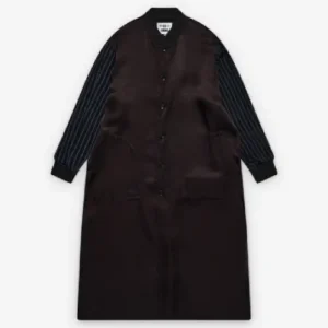 CDG G-DRAGON Übermensch Longline Bomber Jacket Black Front