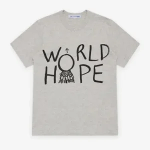 CDG Shirt Men's World Hope T-Shirt Front