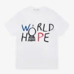 CDG Shirt Men's World Hope T-Shirt Front