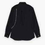 CDG Shirt Men's Zip Shirt Black Back